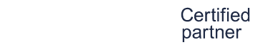 Logo of "window master," featuring bold block text with the tagline "fresh air. fresh people." adjacent to the main logo is the "certified partner" emblem in blue text.